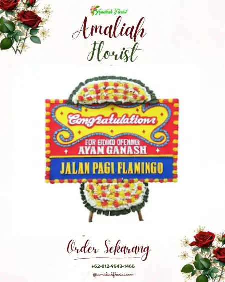 Sewa Papan Bunga Sirigan